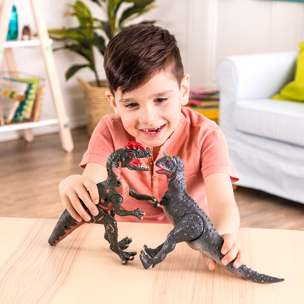 Dinosauro giocattolo Terra Dilophosaurus Wetherilli