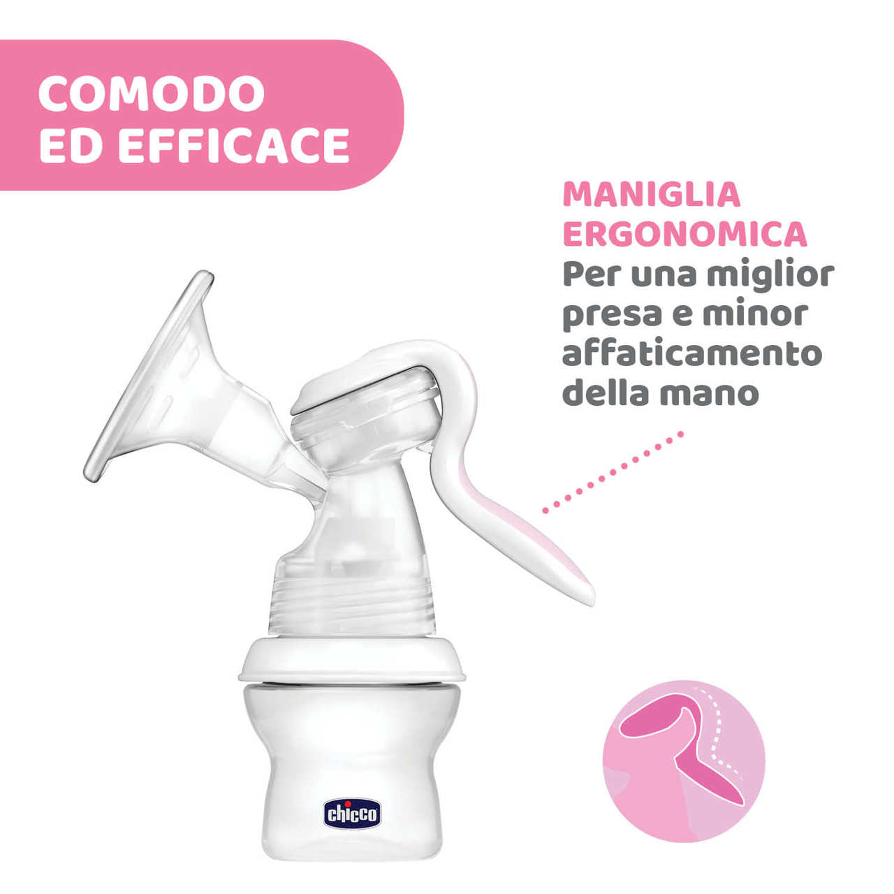 Manuelle Milchpumpe Chicco NaturalFeeling