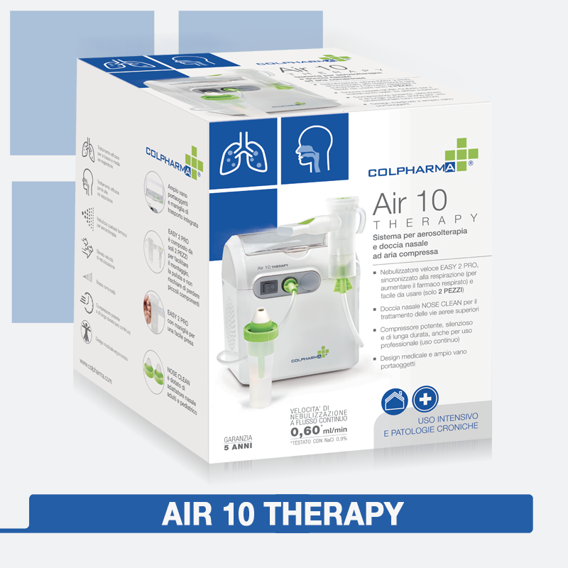  Aerosol e doccia nasale Colpharma Air 10 Therapy