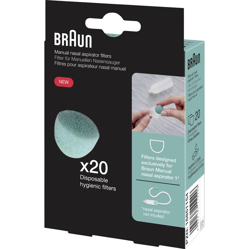 Filtri di ricambio Braun per aspiratore nasale manuale BNA050EU