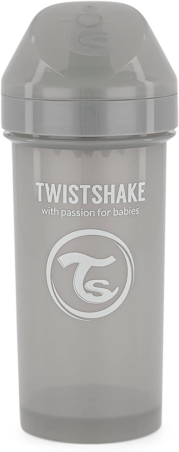 Auslaufsichere Baby-Trinkflasche Twistshake mit festem Ausguss und Fruchtmixer
