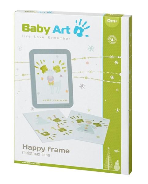 Cornice Baby Art Happy Frame - Tempo di Natale