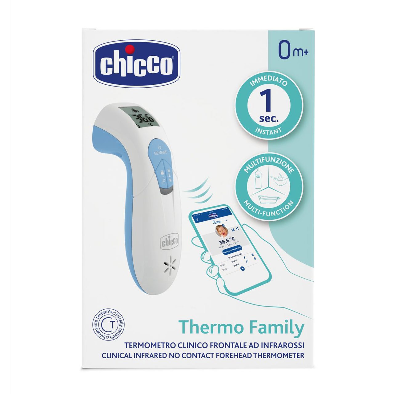 Infrarot-Thermometer Chicco Thermo Family