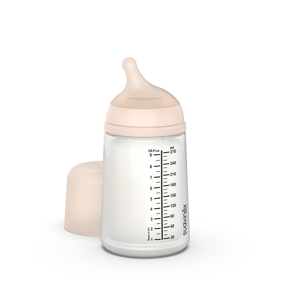 Babyflasche Suavinex ZERO.ZERO Anti-Kolik mit mittlerem Durchfluss