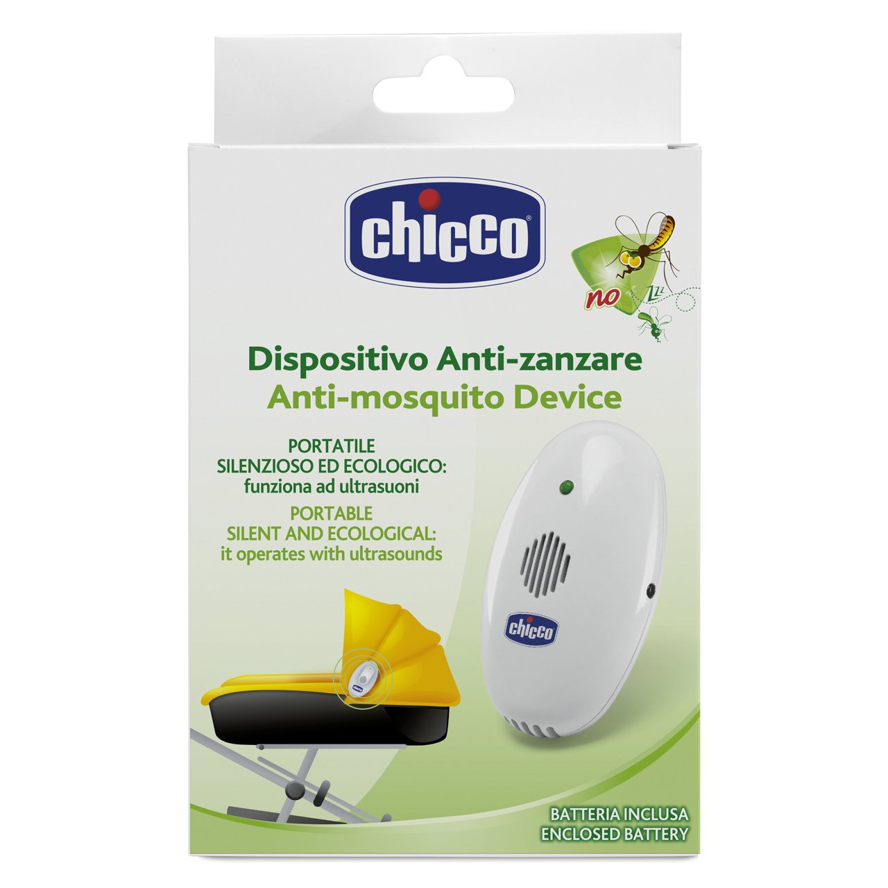 Tragbares Ultraschall-Mückenschutzgerät Chicco
