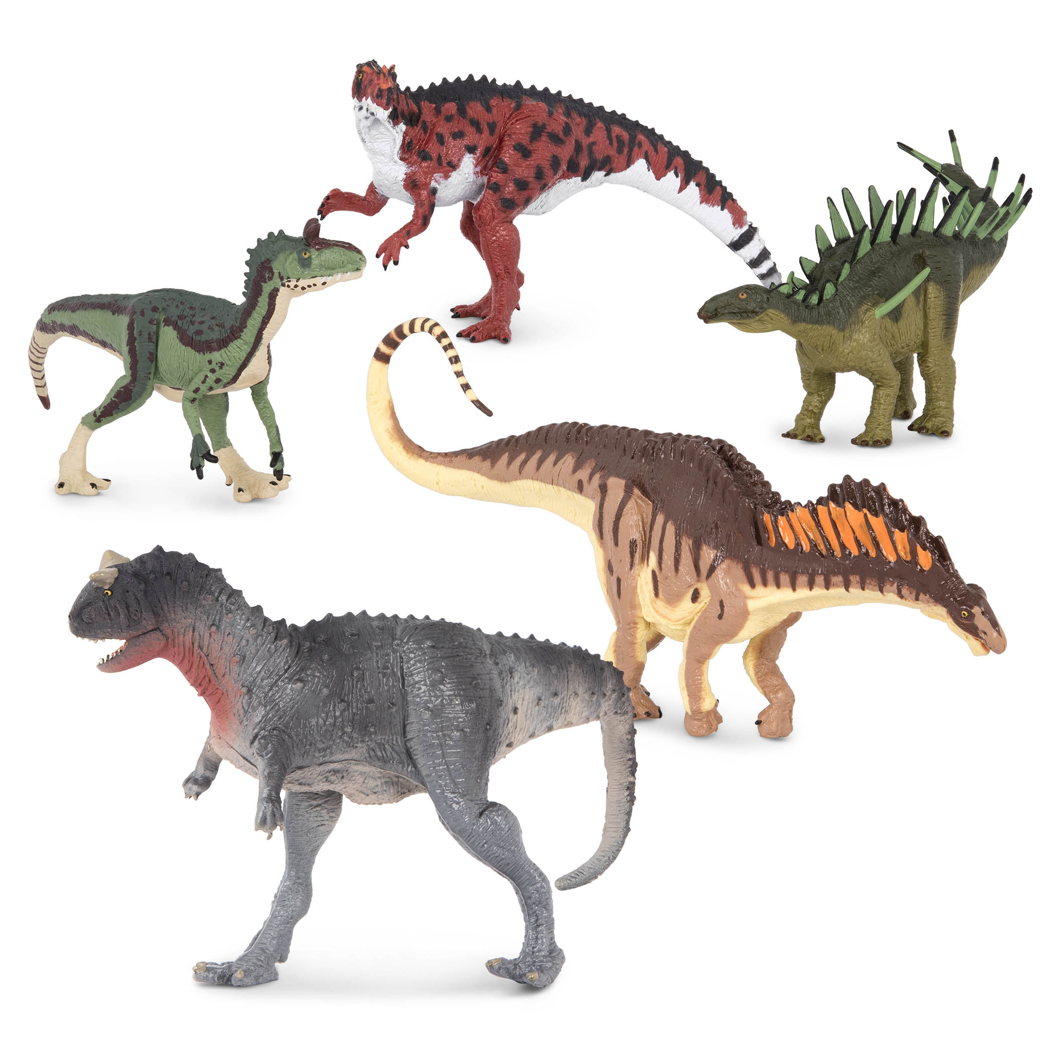 Dinosauri giocattolo Terra Ceratosauro, Cryolophosaurus, Dacentrurus...